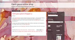 Desktop Screenshot of gantigayaolshop.blogspot.com