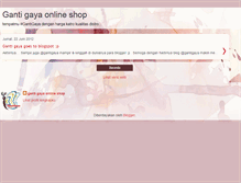 Tablet Screenshot of gantigayaolshop.blogspot.com