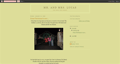 Desktop Screenshot of mrandmrslucas.blogspot.com