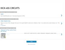 Tablet Screenshot of kickasscircuits.blogspot.com