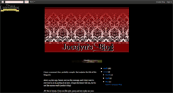 Desktop Screenshot of jocelynsbloggg.blogspot.com