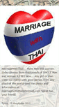 Mobile Screenshot of marriagewiththai.blogspot.com