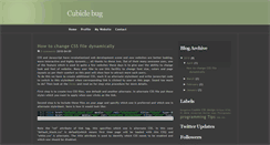 Desktop Screenshot of cubiclebug.blogspot.com