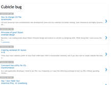 Tablet Screenshot of cubiclebug.blogspot.com