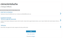 Tablet Screenshot of cienxcientoluchaprofeccional.blogspot.com