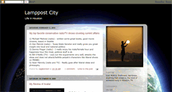 Desktop Screenshot of lamppostcity.blogspot.com