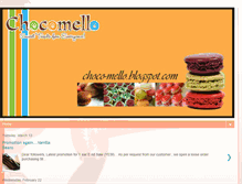 Tablet Screenshot of choco-mello.blogspot.com