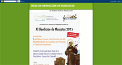 Desktop Screenshot of misadebendiciondemascotas.blogspot.com