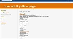 Desktop Screenshot of huns-adult-yellow-page4658.blogspot.com