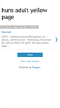 Mobile Screenshot of huns-adult-yellow-page4658.blogspot.com