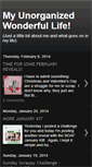Mobile Screenshot of myunorganizedwonderfullife.blogspot.com