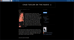 Desktop Screenshot of chadtaylorradio.blogspot.com