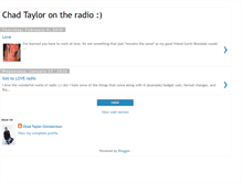 Tablet Screenshot of chadtaylorradio.blogspot.com