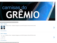 Tablet Screenshot of camisasdogremio.blogspot.com