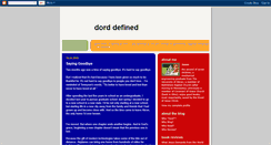 Desktop Screenshot of dorddefined.blogspot.com