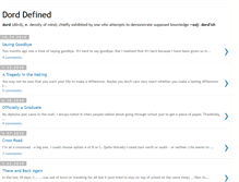 Tablet Screenshot of dorddefined.blogspot.com