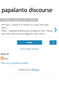 Mobile Screenshot of mcj-papalantodiscourse.blogspot.com