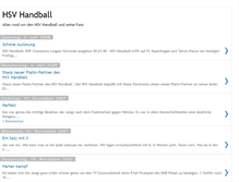 Tablet Screenshot of hsv-handball.blogspot.com