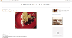 Desktop Screenshot of chasingchildrenandrecipes.blogspot.com