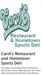 Mobile Screenshot of carolsrestaurant.blogspot.com