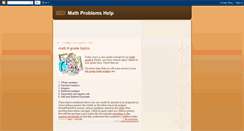 Desktop Screenshot of mathproblemhelp.blogspot.com