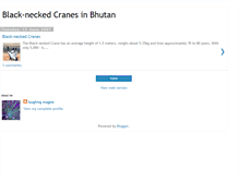 Tablet Screenshot of blackneckedcranes.blogspot.com