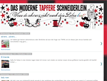 Tablet Screenshot of das-moderne-tapfere-schneiderlein.blogspot.com