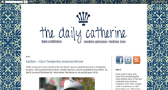 Desktop Screenshot of duchesscatherinestyle.blogspot.com