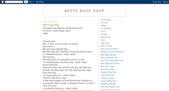 Desktop Screenshot of bettyboopshop.blogspot.com