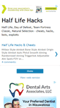 Mobile Screenshot of half-life-hacks.blogspot.com
