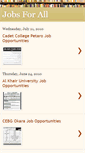 Mobile Screenshot of newjobsforall.blogspot.com
