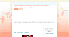 Desktop Screenshot of celebrity-indonesian.blogspot.com