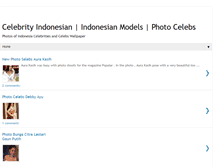 Tablet Screenshot of celebrity-indonesian.blogspot.com