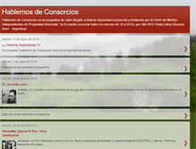 Tablet Screenshot of hablemosdeconsorcios.blogspot.com