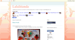 Desktop Screenshot of lalulitienda.blogspot.com