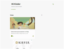 Tablet Screenshot of mikinder.blogspot.com