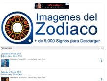 Tablet Screenshot of imagenes-zodiacales.blogspot.com