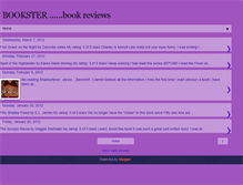 Tablet Screenshot of booksterbooks.blogspot.com