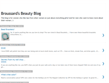 Tablet Screenshot of broussardsbeautyblog.blogspot.com