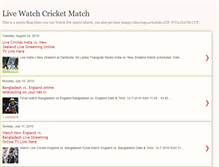 Tablet Screenshot of livewatchcricketmatch.blogspot.com