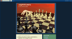 Desktop Screenshot of juegopoliticomerlo.blogspot.com