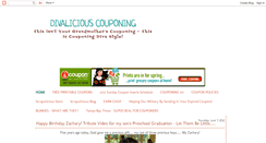 Desktop Screenshot of divaliciouscouponing.blogspot.com