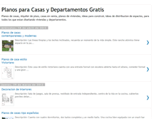 Tablet Screenshot of planosparacasasydepartamentos.blogspot.com