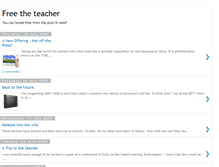 Tablet Screenshot of freetheteacher.blogspot.com