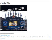 Tablet Screenshot of chisoxblog.blogspot.com