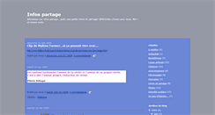 Desktop Screenshot of infospartage.blogspot.com