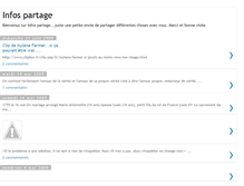 Tablet Screenshot of infospartage.blogspot.com