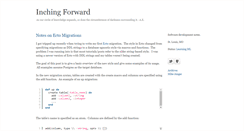 Desktop Screenshot of inchingforward.blogspot.com