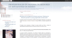 Desktop Screenshot of defensamenoresenriesgo.blogspot.com