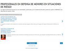 Tablet Screenshot of defensamenoresenriesgo.blogspot.com